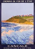 Henry de Renaucourt, Cancale Environs de St. Malo et du Mont St. Michel, 1927, poster