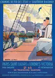 Guy Marchand, Paris-Saint-Lazare à Londres-Victoria par Dieppe et Newhaven, poster