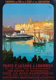 René Péan, Paris-St.-Lazare à Londres et la Côte sud d'Angleterre, poster