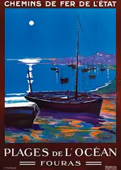 André Galland, Plages de L'Océan Fouras, poster