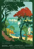 Julien Lacaze, Bains de Mer de la Manche & de l'Océan C6ote d'Émeraude, poster