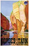 André Giroux, Gorges du Tarn, 1937, poster