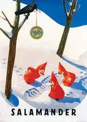 Franz Weiss, Salamander (3 gnomes), poster