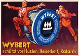 Jean d’Ylen, Wybert schützt vor Husten, Heiserkeit, Katarrh, poster