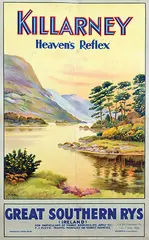 Walter Till, Killarney Heaven's Reflex Great Southern Rys (Ireland), 1938, poster