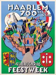 Herman Janssen, Haarlem 700 jaar stad Feestweek, poster