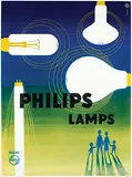 Gosina (Sini) de Beer, Philips Lamps, poster