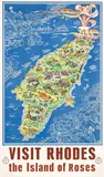 Egon Huber, Visit Rhodes The Island of Roses, 1935, poster