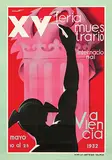 J. Canet Cabellon, XV feria muestrario internacional Valencia, 1932, poster