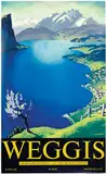Otto Landolt, Weggis Vierwaldstättersee Schweiz, 1938, poster