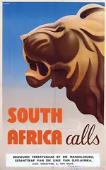 Gayle Ullmann, South Africa Calls, 1939, poster