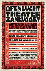 André van der Vossen, Openlucht Theater Zandvoort, poster