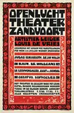 André van der Vossen, Openlucht Theater Zandvoort, poster