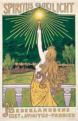 Jacques Zon, Spiritus Gloeilicht, 1897, poster