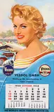 Else von Czülik, Veedol 1958 calendar GMBH Hamburg, poster