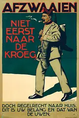 Jan Rotgans, Afzwaaien Niet eerst naar de kroeg, poster