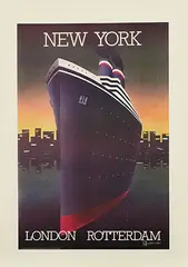 Keith Tyrrell, New York London Rotterdam, 1983, poster