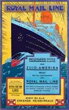 Kenneth Denton Shoesmith, Royal Mail Line naar Zuid-Amerika, 1933, poster