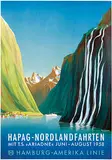 Ottomar C.J. Anton, HAPAG-Nordlandfahrten mit T.S. "Ariadne", 1958, poster
