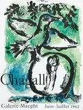 Galerie Maeght Chagall by Marc Chagall, 1962, poster, sold Jul 2021