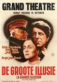 Arjen Galema, Movie: Erich v. Stroheim, Dita Parlo & Jean Gabin in "De Groote Illusie" (La Grande Illusion), 1937, poster