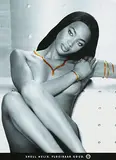 Advertising Agency Twba, Vloeibaar goud (liquid gold) Shell Helix (oil) promoted by top model Naomi Campbell, 1994, poster