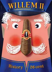 Willem II History 26 cent by Cornelius van Velsen, poster, sold Jul 2021
