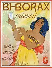 J. Everlér, Bi-Borax Oriental G, 1898, poster