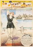 H. Gray, Chemins de Fer du Nord et de L'Ouest Le Tréport Mers Grand Casino Belle Plage, 1905, poster