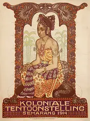 Albert Hahn, Koloniale Tentoonstelling Semarang, 1914, poster