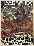 Leendert (Leo) Gestel, Jaarbeurs Utrecht Internationaal Wij houden Zee!, 1923, poster
