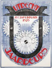 Erna van Osselen, Utrecht Jaarbeurs 19 t/m 28 februari, 1929, poster