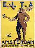 Huibert G. Brian de Kruyff van Dorssen, ELTA Amsterdam, 1919, poster