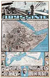 W.H. Seghers, Abyssinië in vogelvlucht gezien, 1935, poster