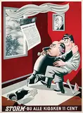 Pieter Pouwels, Storm SS Sowjets-kerk-unie, 1942, poster