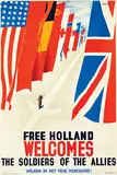 Patrick C. Keely, Free Holland welcomes, 1944, poster
