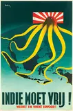 Patrick C. Keely, Indie Moet Vrij! Werkt en vecht ervoor!, 1944, poster