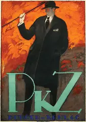 Charles Loupot, PKZ Burger-Kehl & C., 1921, poster