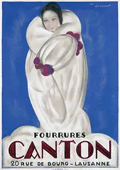 Charles Loupot, Fourrures Canton, 1949, poster