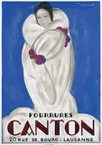 Charles Loupot, Fourrures Canton, 1949, poster