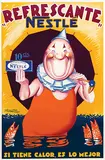 Achille Mauzan, Refrescante Nestlé si tiene calor, es lo mejor (if it's hot, it's the best), poster