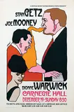 Sanford Hoffman, Stan Getz Joe Mooney Dionne Warwick Carnegie Hall, 1965, poster