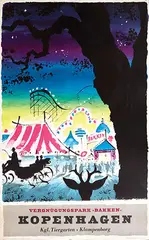 Des Asmussen, Copenhagen Klampenborg, 1958, poster