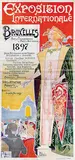 Antoine Théodore Privat-Livemont, Eposizion Internationale Bruxelles 1897, 1896, poster