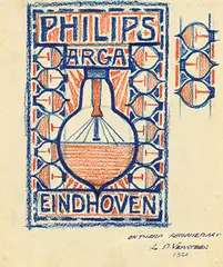 L.P. Versteeg, Philips Arga Eindhoven, 1920, poster