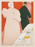 L'argent (coloured programme for the comedy L'Argent (money) by Emile Fabre) by Henri de Toulouse-Lautrec, 1895, poster, sold Feb 2021