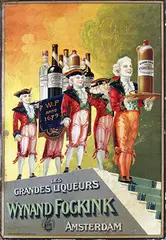 E. Bouchet, Wynand Fockink Liqueurs Amsterdam, poster