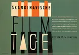 Muthesius-Werkschule, Skandinavische Film Tage Kiel, 1956, poster