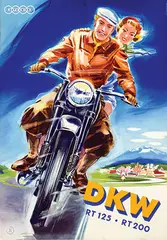 Herbert Schlenzig, Auto Union DKW, poster