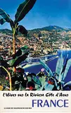 Ph. Trubert, France l'Hiver sur la Riviera Côte d'Azur, 1959, poster